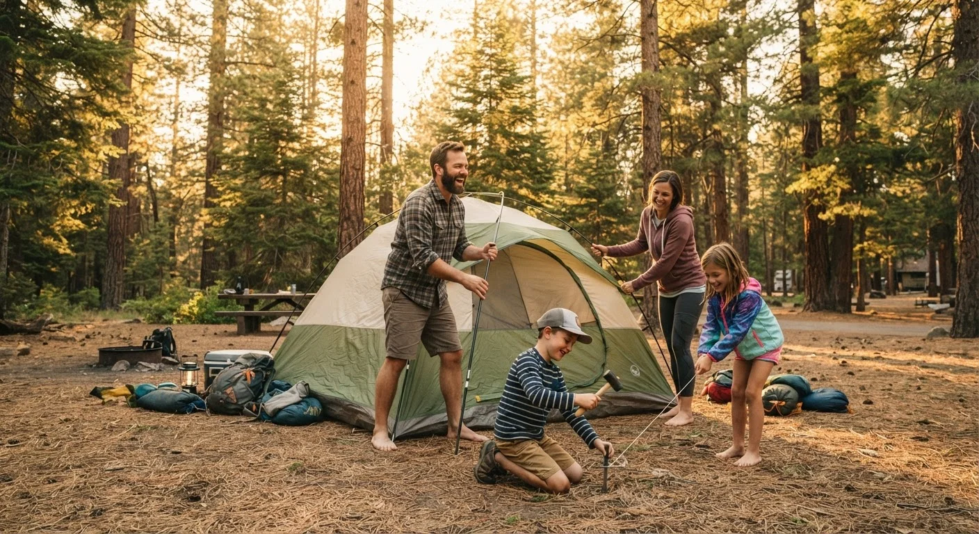 Camping with Kids: What Actually Makes or Breaks the First Trip