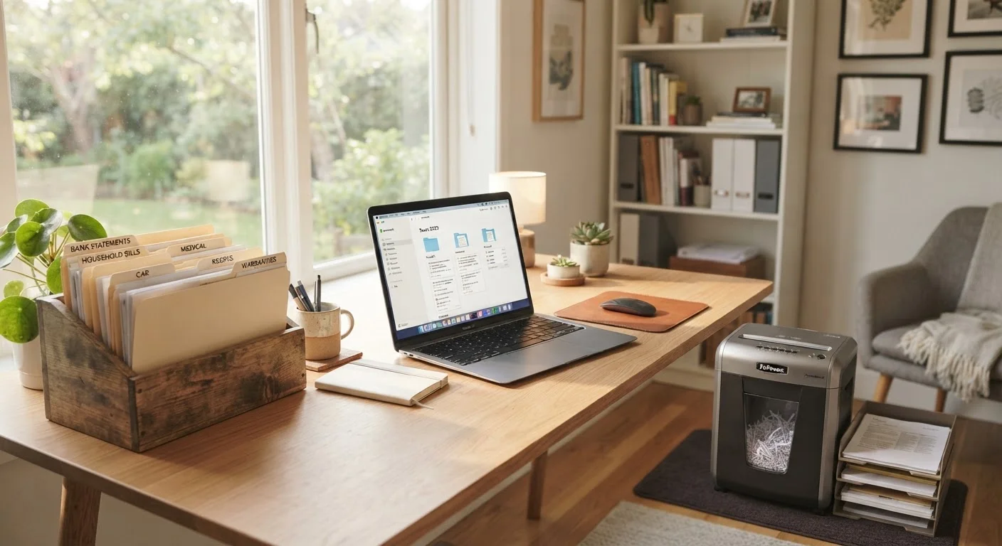 Paper Clutter: A Reference Guide to What to Keep, Shred, or Scan