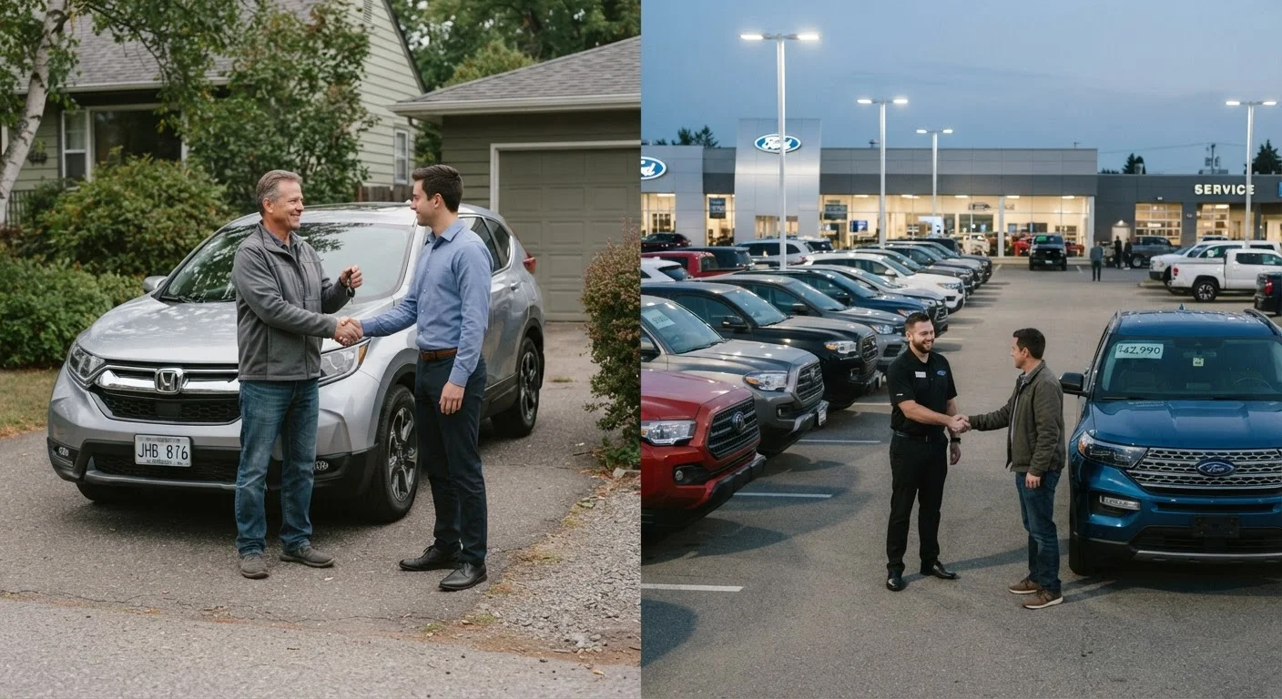 Private Party vs. Dealership Purchase: How the Experience and Risk Profile Differ