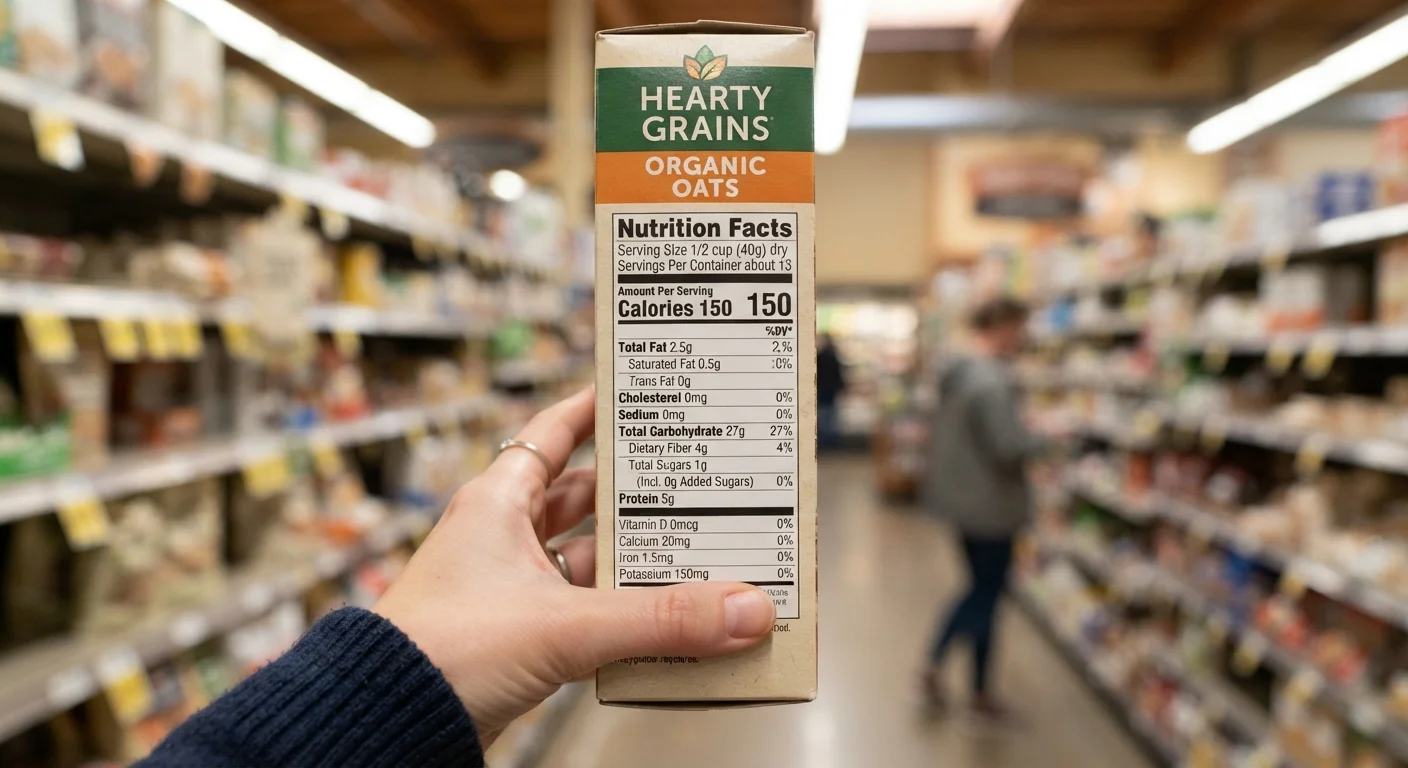 Reading a Nutrition Facts Label Without Getting Lost