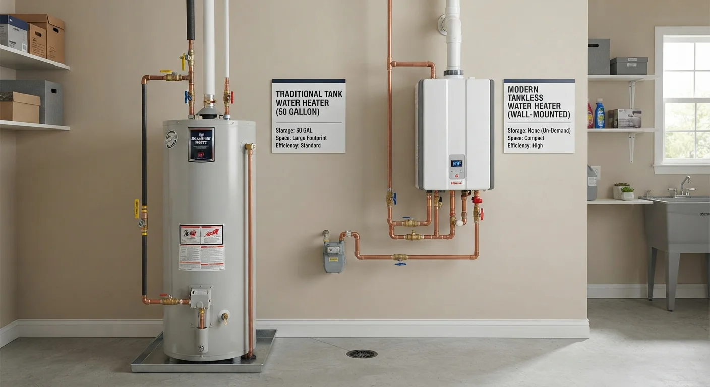 Tankless vs. Traditional Water Heaters: A Maintenance Perspective