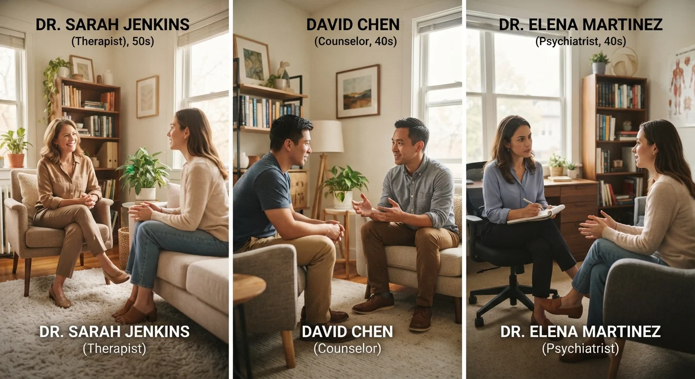 Therapy, Counseling, and Psychiatry: Understanding the Differences